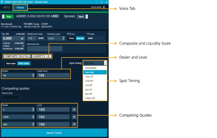 Voice Processing Ticket