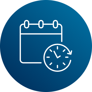 Trading Calendar and clock logo