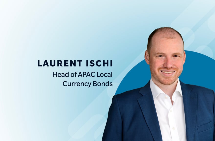 Laurent Ischi, Head of APAC Local Currency Bonds, featured in a Tradeweb blog promo.
