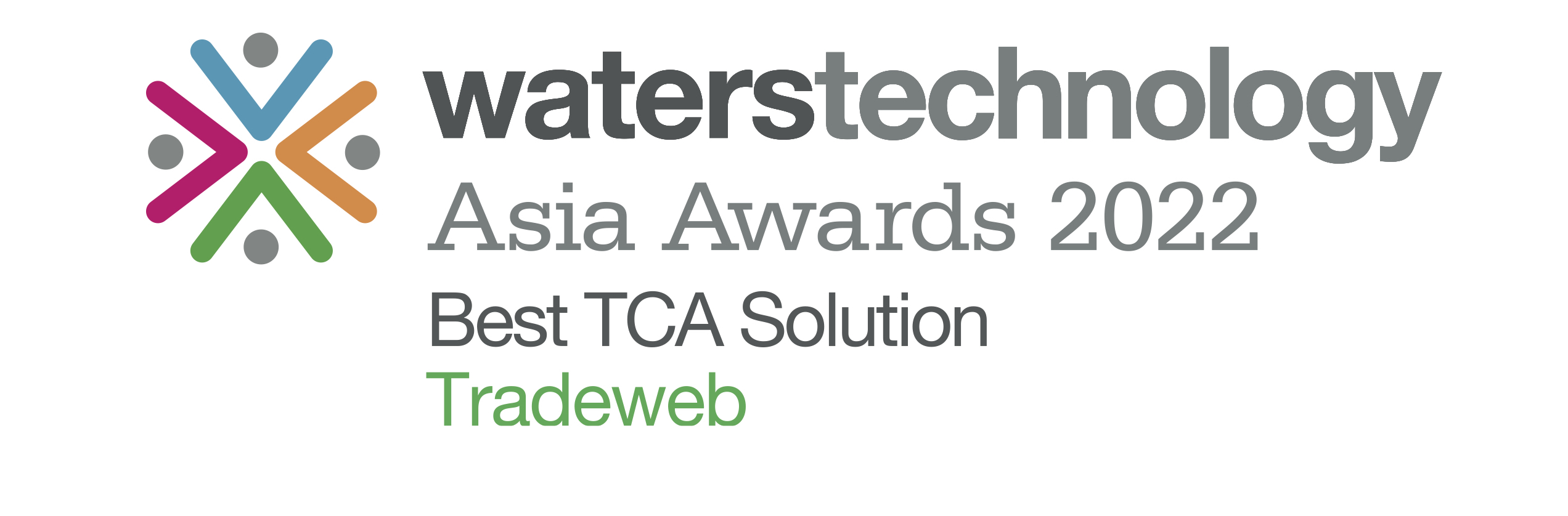 Best TCA Solution WatersTechnology Award Logo