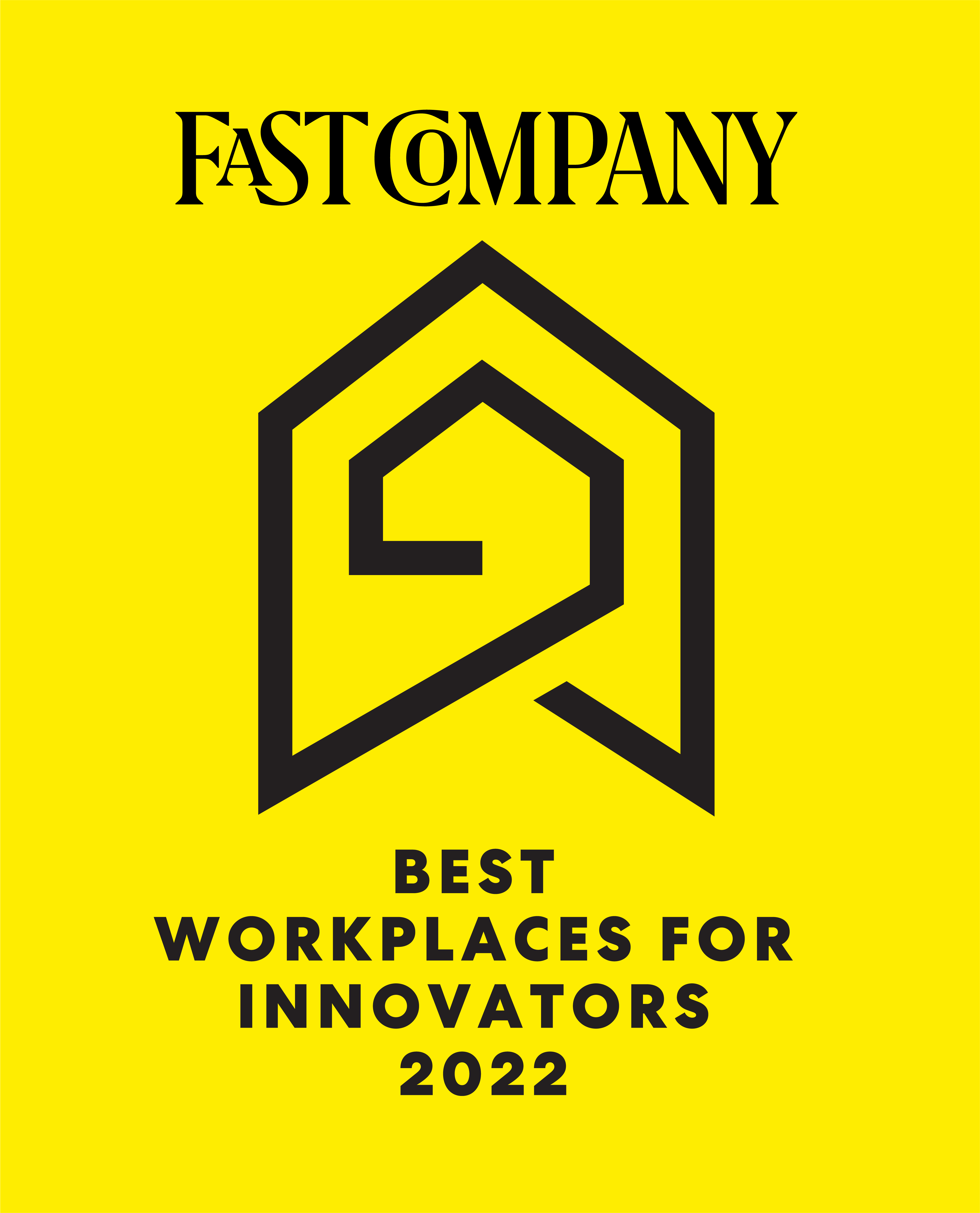 Fast Company's Best Place for Innovators Award