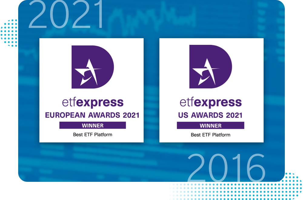 image of ETF Express award logos